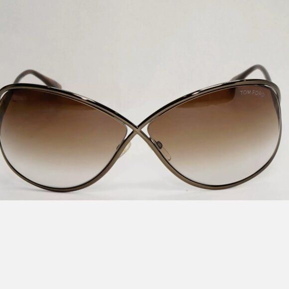 Tom Ford Brown Gunmetal Gradient Sunglasses - Picture 4 of 9